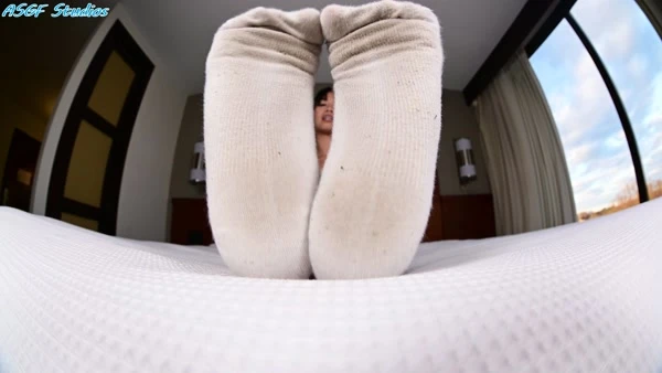 Gymnast's smelly work out socks with ASGF Clips HD [Tickling Feet, Bobs Footjobs] (2023 | Mp4)