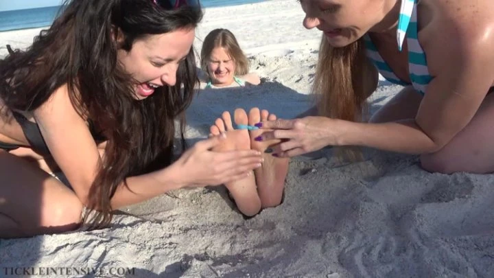 Vika’s Beach Day with Tickle Intensive HD [Tickling Feet, Bobs Footjobs] (2023 | Mp4)