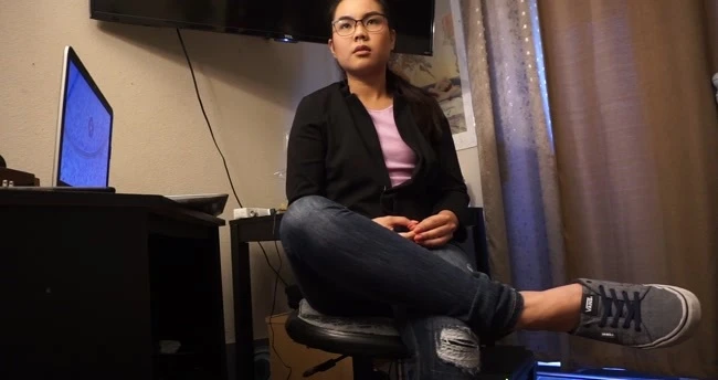 Teacher Kaii Stepping Video with Kawaii Kaii HD [Hairy Legs, Coeds Foot] (2023 | Mp4)