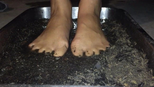 Muddy Feet. with nataliefox HD [Foot, Sexy Legs] (2023 | Mp4)