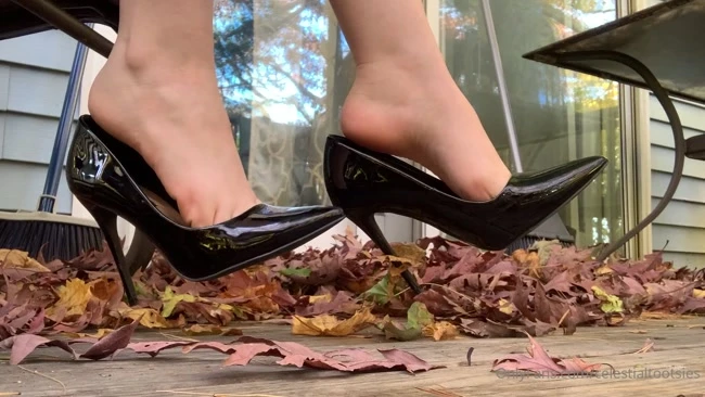 Classy black heels with celestial tootsies HD [Tickling Feet, Bobs Footjobs] (2023 | Mp4)