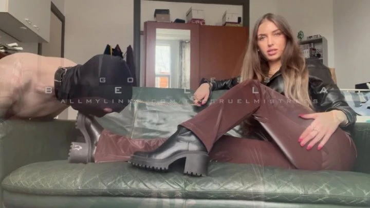 Boot cleaner for Goddess with The Cruel Beauty HD [Fingering Foot, Fuck Foot] (2023 | Mp4)