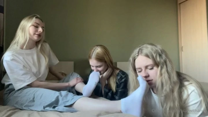I prepared smelly socks for our meeting with I prepared smelly socks for our meeting HD [Nice Legs, Extreme Foot] (2023 | Mp4)