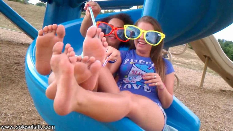 So Silly on the Slide with Soles of Silk HD [Legs Fucking, Legs Fuck] (2023 | Mp4)