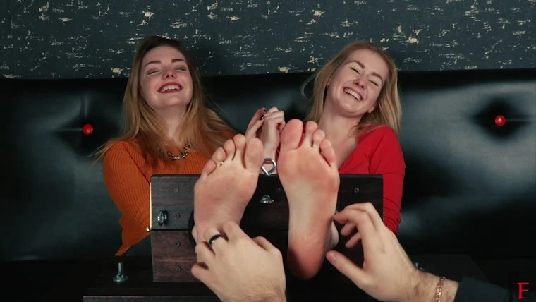 Classic tickling of two girls + tickling torture by feet with Russian Fetish HD [Rare Foot, New Foot] (2023 | Mp4)