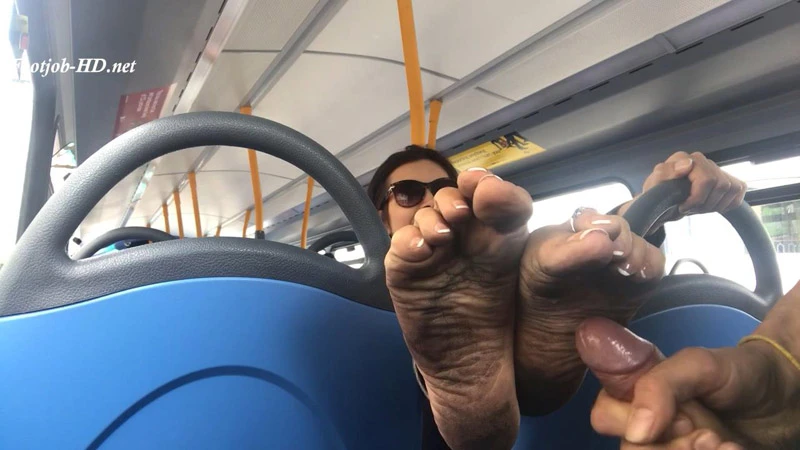 Bus ride with black soles and cumshot with Feetwonders HD [Foot Fetish, Sex Foot] (2023 | MPEG-4)